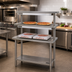 Thumbnail image #2 for Eagle Group 48-Inch Pizza Holding Table with Dual Infrared Warmers, 120V