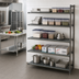 Thumbnail image #2 for Cambro Camshelving Basics Plus 5-Tier Vented Polymer Add-On Shelving Unit, 18 x 60 x 72 Inches, Brushed Graphite