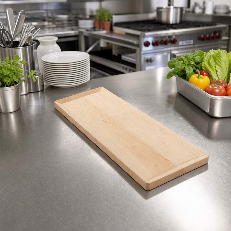 Product image #2 for American Metalcraft Lyselle Collection Rectangular Maple Wood Serving Board, 24 x 8-3/4 Inches