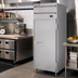 Thumbnail image #2 for Beverage Air P Series One-Section Reach-In Freezer, 21.01 Cu. Ft., Solid Lockable Door, Top-Mounted Self-Contained Refrigeration