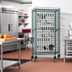 Thumbnail image #3 for Metro SmartWall Mobile Utensil Rack with 4 Wire Grids and 20 Prong Hooks