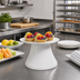 Thumbnail image #2 for Lift Collection White Melamine Round Buffet Pedestal Riser, 6-1/2