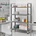 Thumbnail image #2 for Cambro Camshelving Elements XTRA 4-Tier Stationary Starter Polymer Shelving Unit, 18