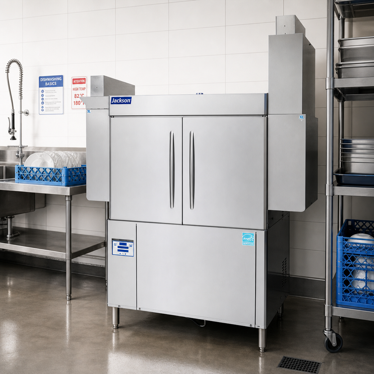 Product image #2 for Jackson RackStar 44CE High-Temperature Energy Recovery Conveyor Dishwasher