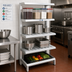 Thumbnail image #2 for Channel 4-Inch E-Channel Cantilever Shelving, 42 x 24 x 72 Inches, Aluminum