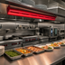 Thumbnail image #2 for Hatco Glo-Ray Curved Infrared Strip Heater, 36-Inch, Standard Watt, Aluminum Housing