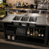 Thumbnail image #2 for Advance Tabco Bar King Supreme Drop-In 3-Compartment Bar Sink with Dual Drainboards and Faucet