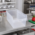 Thumbnail image #2 for Quantum Store-Max Economy Clear Polypropylene Nesting Shelf Bin, 17-7/8 x 11-1/8 x 8 Inches