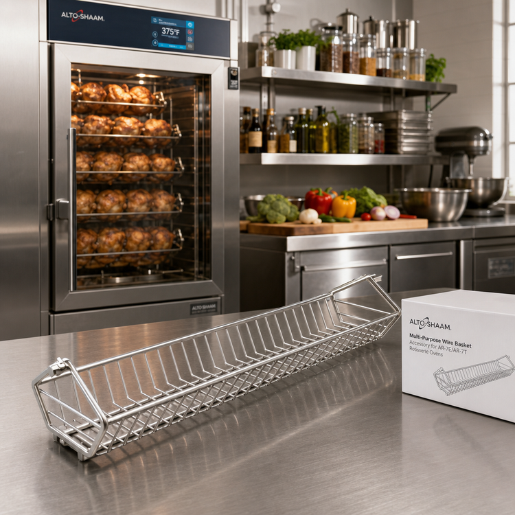 Product image #2 for Alto-Shaam Multi-Purpose Wire Basket Accessory for AR-7E/AR-7T Rotisserie Ovens