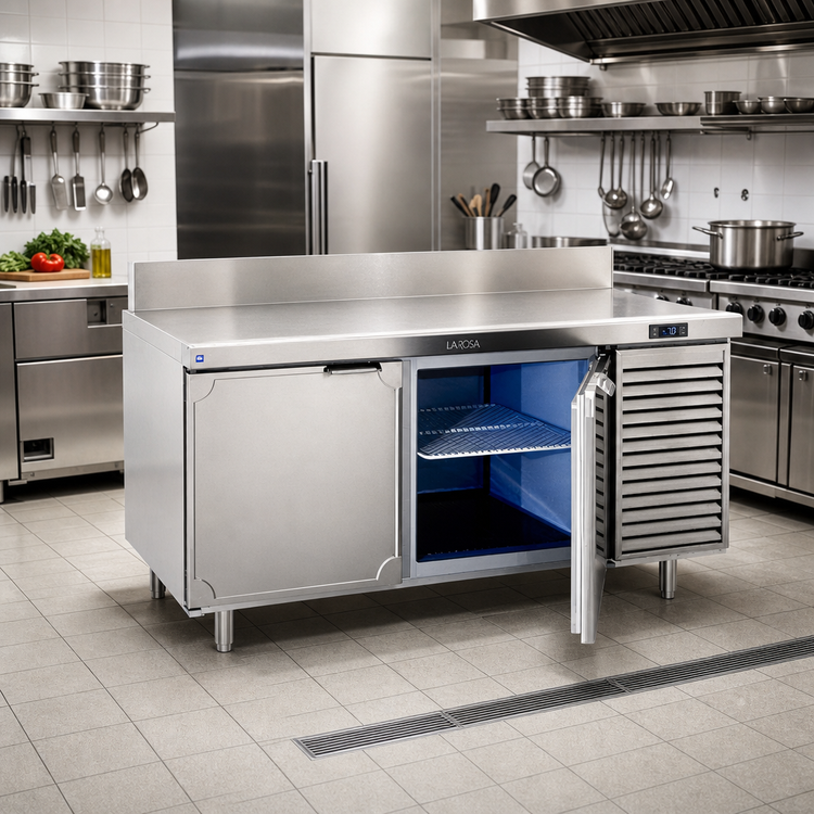 Product image #2 for La Rosa L-20174-32 74-Inch Three-Section Worktop Freezer Base