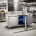 Thumbnail image #2 for La Rosa L-20174-32 74-Inch Three-Section Worktop Freezer Base
