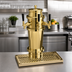 Thumbnail image #2 for Glastender Roman Draft Dispensing Tower with 2 Faucets, Polished Brass, Air Cooled, Countertop Mount
