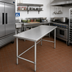 Thumbnail image #2 for Sapphire Manufacturing 60-Inch x 18-Inch Stainless Steel Work Table with 18-Gauge Reinforced Top