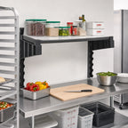 Thumbnail image #3 for Cambro Camshelving® Elevation EWSSK2148S1580 Wall-Mounted Solid Shelf Kit, 21 x 48 in, Brushed Graphite, Antimicrobial
