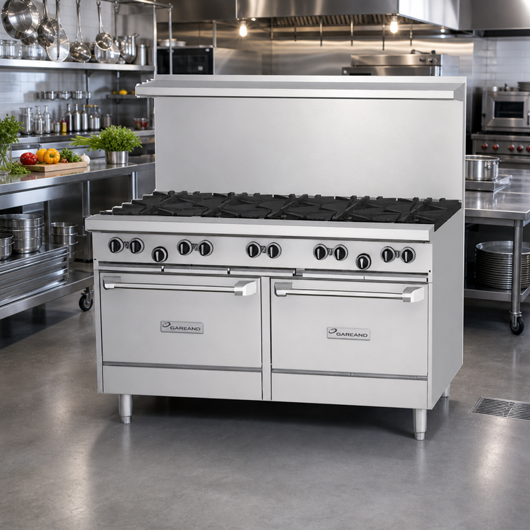 Product image #2 for Garland US Range U Series 60-Inch Commercial Gas Range with 10 Open Burners and 2 Storage Bases