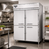 Thumbnail image #2 for Continental Refrigerator Designer Line D2FESNSAHD Wide Two-Section Reach-in Freezer with Half-Height Doors