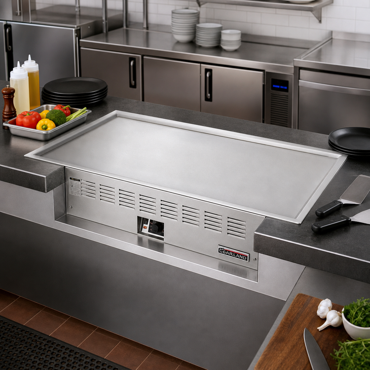 Product image #2 for Garland Electric Teppan-Yaki Drop-In Griddle, 45 x 26-3/4 Inch Grill Size