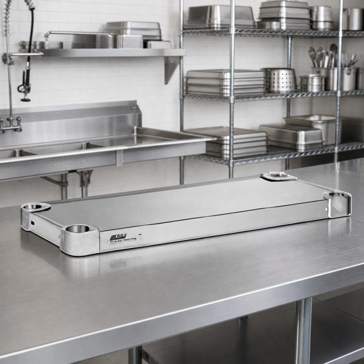 Product image #3 for Eagle Quik-Set 42" x 18" Solid Flat Shelf with Marine Edge, 1000 lb Capacity