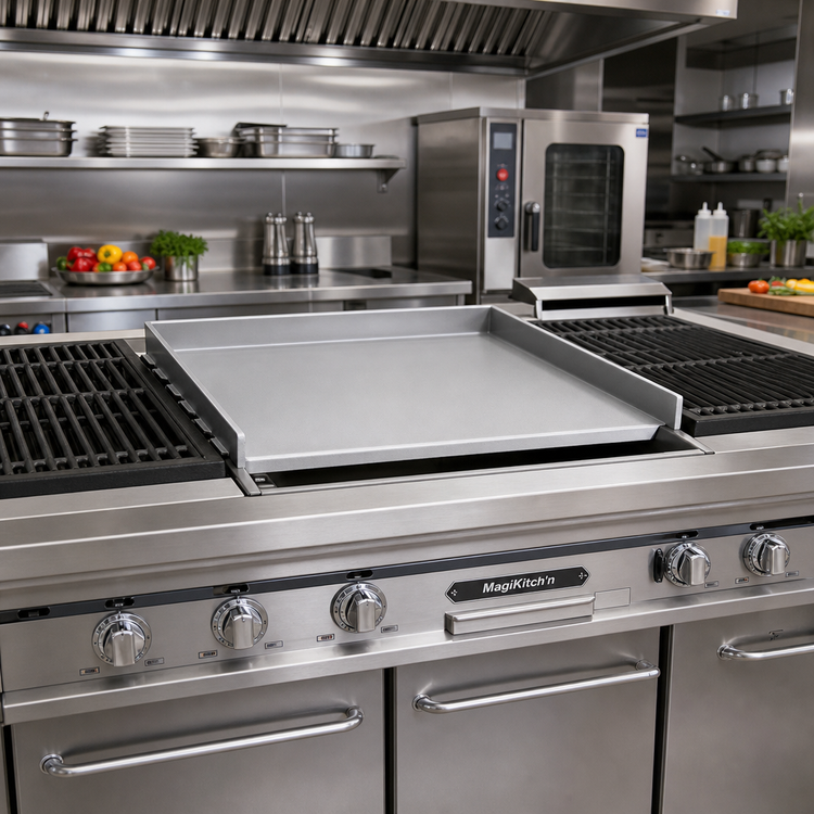 Product image #2 for MagiKitch'n MagiGriddle 60-Inch Center Charbroiler-to-Griddle Conversion Accessory