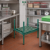 Thumbnail image #2 for Eagle QuadPlus Louvered Green Polymer Shelf Mat with Quad-Adjust Frame, 36 x 24 Inches