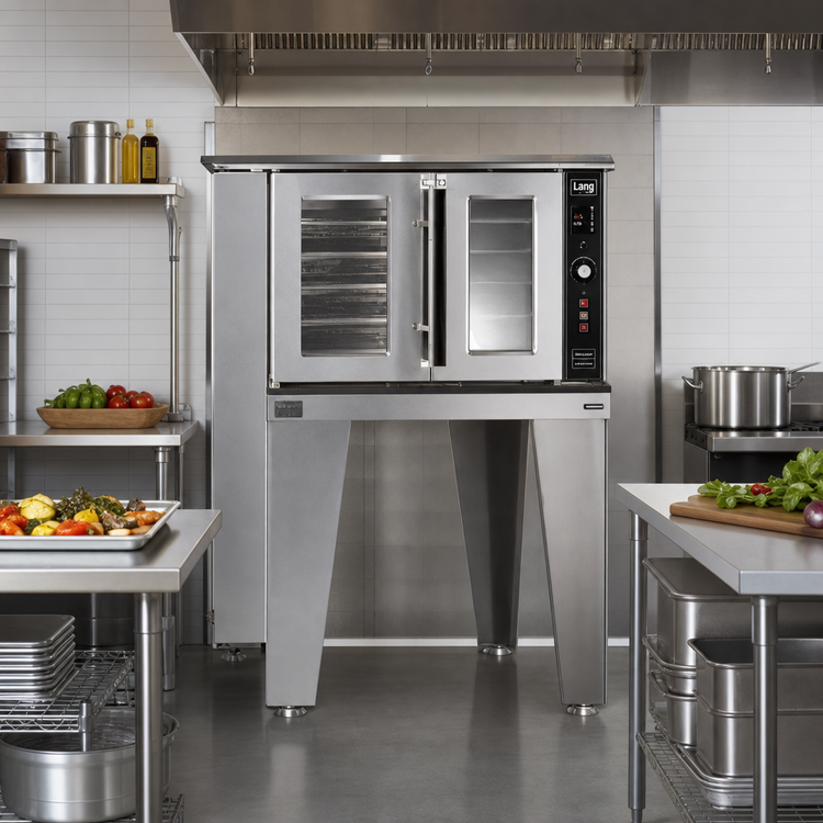 Product image #2 for Lang Marine Full-Size Electric 1-Deck Convection Oven with Accu-Plus Solid State Controls
