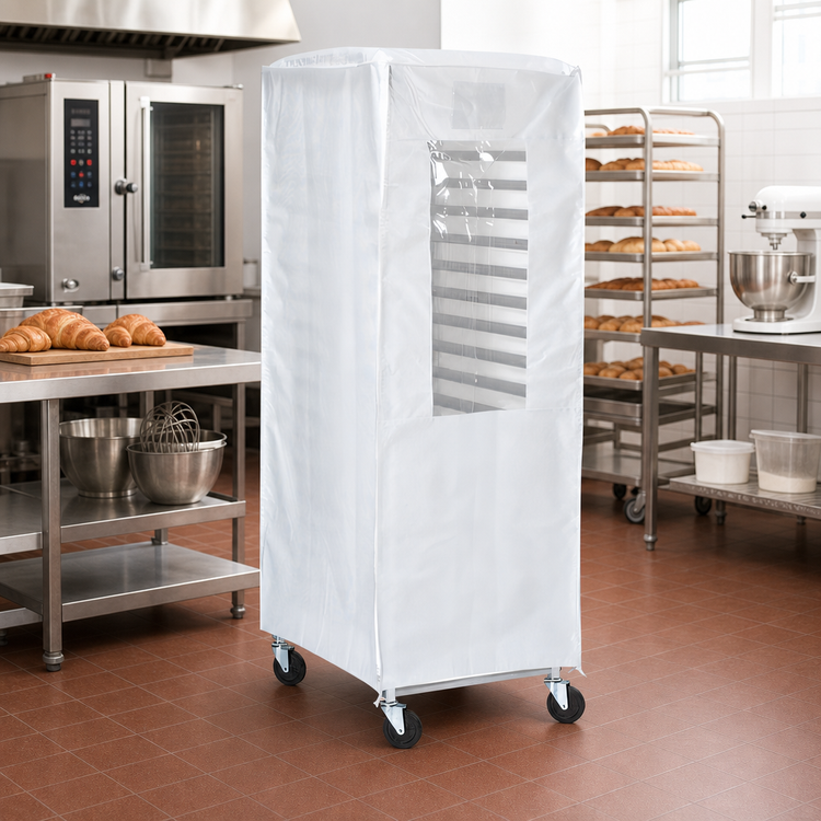 Product image #2 for Heavy-Duty Full-Height End-Load Rack Cover with Clear Window, 23 x 28 x 62 Inches