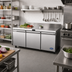 Thumbnail image #1 for Atosa 72-5/8-Inch 3-Section Undercounter Reach-In Refrigerator, Rear-Mounted Self-Contained, Solid Doors, 18.2 Cu. Ft.