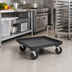 Thumbnail image #2 for Rack-Master 21 x 21 Inch Recycled Black Rack Dolly Base with 5-Inch Casters, No Handle