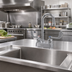 Thumbnail image #2 for Fisher 84800 Deck-Mount Mixing Faucet — 4-Inch Centers, 6-Inch Gooseneck Spout, Wrist Blade Handles (2.2 GPM)