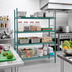 Thumbnail image #2 for Eagle Group QuadPlus 60 x 18 Inch Louvered Polymer Shelf Mat with MICROGARD Antimicrobial Protection