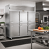 Thumbnail image #2 for Traulsen Spec-Line Three-Section Standard-Depth Reach-In Heated Holding Cabinet with Half-Height Solid Doors
