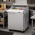 Thumbnail image #2 for Turbo Air PRO Series 27-1/2-Inch Wide Mega Top Sandwich/Salad Prep Table with Clear Lid, 1-Section, 8 Cu. Ft.