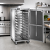 Thumbnail image #2 for Cres Cor Mobile Enclosed Non-Insulated Pan Rack Cabinet with 11 Universal Angle Pan Slide Sets