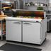 Thumbnail image #2 for Turbo Air PRO Series PST-48-N 48.25-Inch 2-Section Sandwich/Salad Prep Table with Rear-Mount Self-Contained Refrigeration