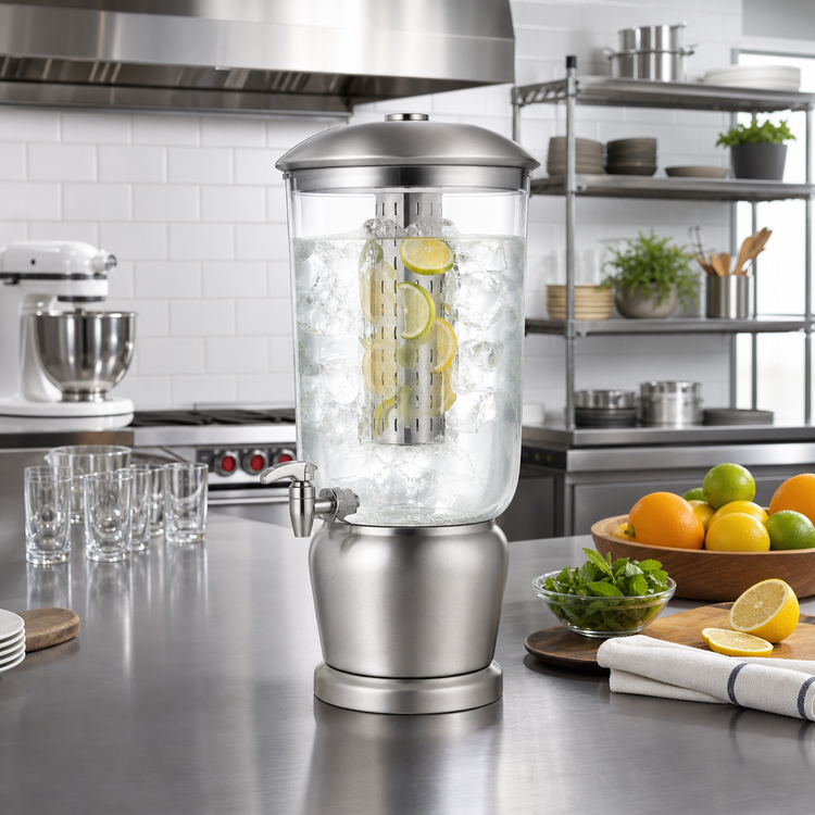 Product image #2 for Cash & Carry 5 Gallon Single Beverage Dispenser with Infuser and Ice Core