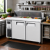 Thumbnail image #2 for Turbo Air J Series 59-Inch Two-Section Sandwich/Salad Prep Table with 14-Pan Top, Side-Mount Self-Contained Refrigeration