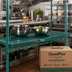 Thumbnail image #2 for QuadPlus 54 Inch x 24 Inch Solid Green Polymer Shelf Mat with MICROGARD Antimicrobial Protection