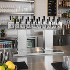 Thumbnail image #2 for Perlick Corporation 4006-24BPC2 Extra-High 24-Faucet Bridge Tee Countertop Glycol-Cooled Draft Beer Tower, Polished Chrome