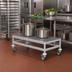 Thumbnail image #2 for Fermostock Mobile Aluminum Dunnage Rack with 5-Inch Casters, 42 x 22 x 17 Inch, 800 lb Capacity