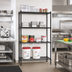 Thumbnail image #2 for Eagle Add-A-Shelf 4-Tier Starter Wire Shelving Unit, 36 in. W x 14 in. D x 74 in. H, Black Epoxy