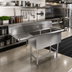 Thumbnail image #2 for John Boos Pro-Bowl 2-Compartment Commercial Stainless Steel Sink with Left Drainboard