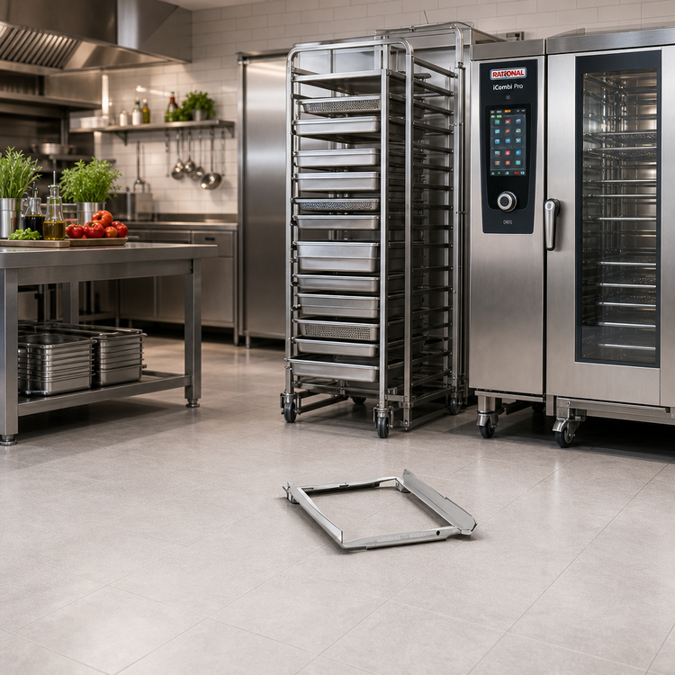 Product image #2 for RATIONAL Combi-Duo Full-Size Run-In Rail for Mobile Racks