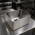 Thumbnail image #2 for BK Resources Weld-In Single-Compartment Sink Bowl, 20 x 28 x 12 Inch, 16 Gauge 304 Stainless Steel