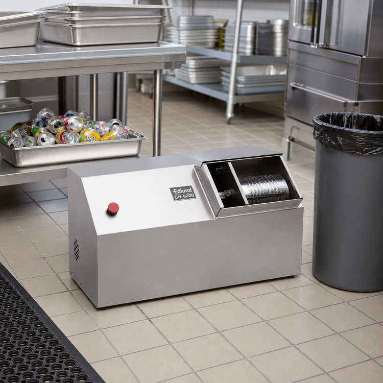Product image #2 for Edlund CH-5000/220V Cabinet-Type Electric Hydraulic Can Crusher