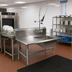 Thumbnail image #2 for BK Resources 60-Inch Straight Soiled Dish Table with Left-to-Right Operation, Pre-Rinse Sink, and 10-Inch Backsplash
