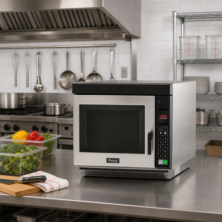 Product image #3 for Amana Commercial RC22S2 Heavy Volume 1.0 Cu. Ft. 2200 Watt Countertop Microwave Oven