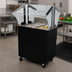Thumbnail image #2 for Advance Tabco Triumph Supreme Ice-Cooled Portable Buffet Table with Double-Sided Sneeze Guard, Enclosed Black Vinyl-Clad Base, 2-Pan Capacity