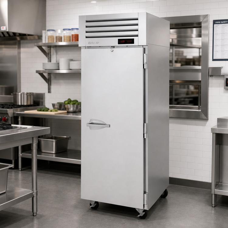 Product image #2 for Turbo Air PRO Series Right-Hinged Pass-Thru Heated Holding Cabinet, 1-Section, 26 Cu. Ft., 208-230V