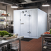 Thumbnail image #2 for AmeriKooler Indoor Quick Ship Floorless Walk-In Cooler with Remote R-448A Refrigeration