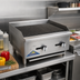 Thumbnail image #2 for Comstock-Castle CCELB36 36-Inch Countertop Gas Lava Rock Char-Broiler, 3-Burner, 90,000 BTU